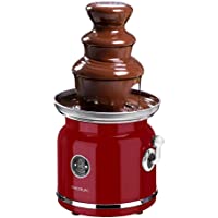 Cecotec Fuente de Chocolate Fun Chocolicious. Potencia 90 W- Diseño Retro- Torre de Acero Inoxidable- 3 Niveles de…